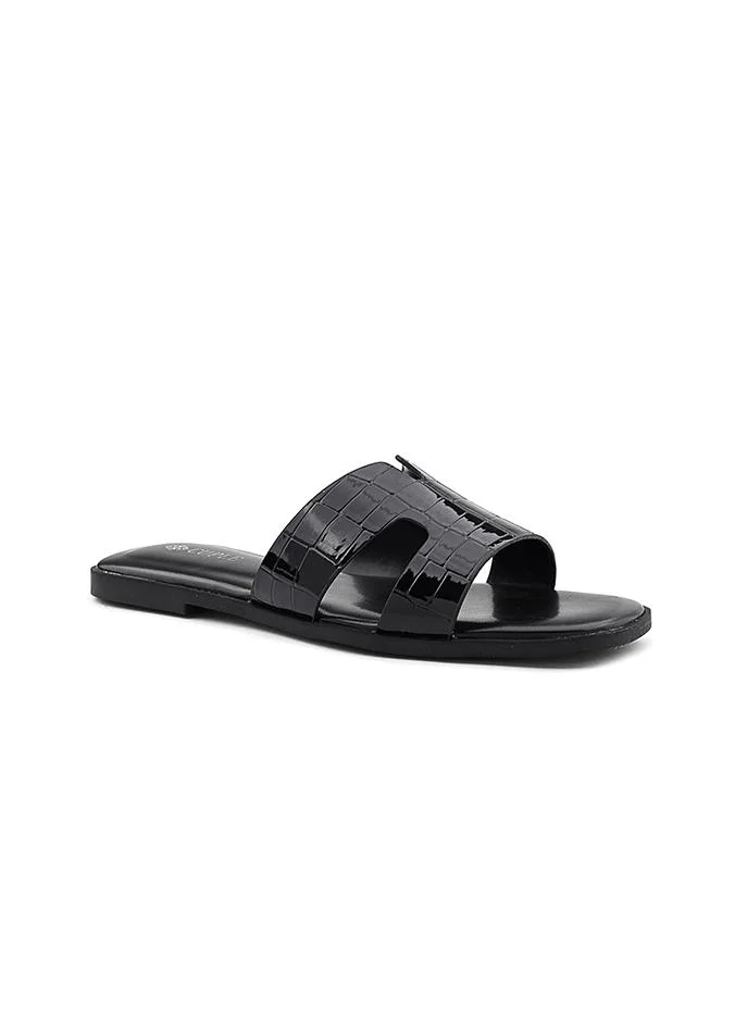 كابلي Cuple Embellished Multi Strap Flat Slides