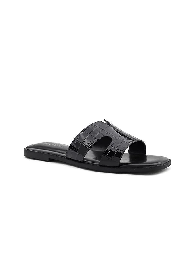 كابلي Cuple Embellished Multi Strap Flat Slides