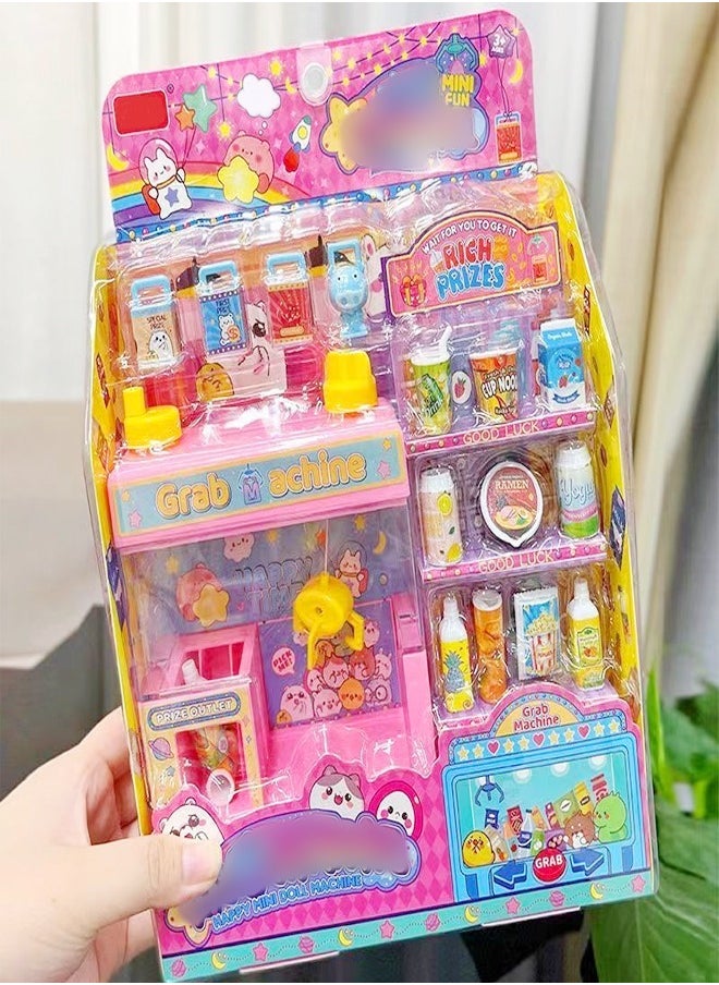 fashionhome Claw Machine Arcade Game Fun Mini Snacks Grabber Prize Dispenser Party Game Vending Toy for Kids Boys & Girls 22x7.7x29.5 cm  - Image 1