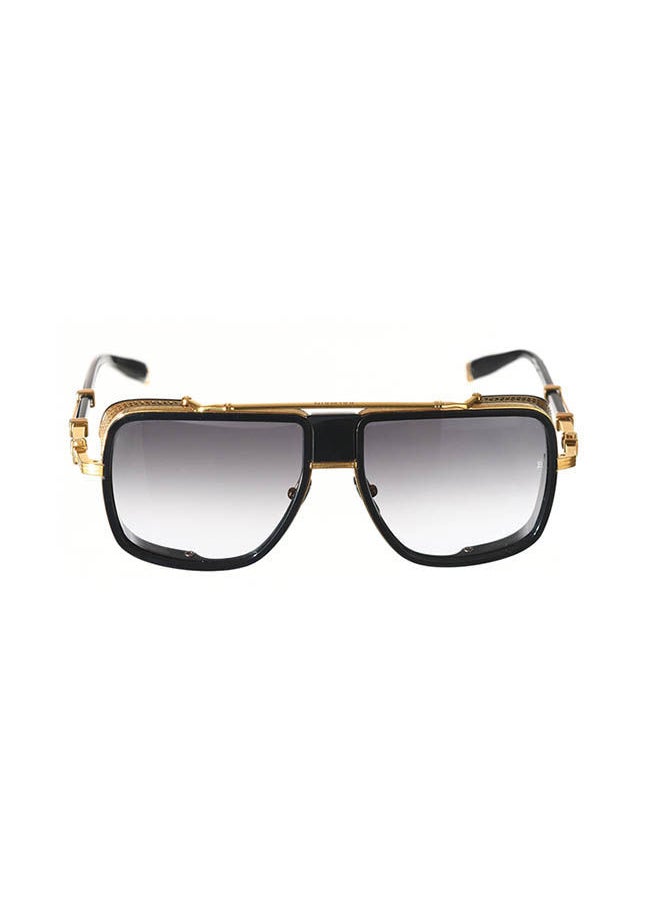 BALMAIN - Full Rim Pilot Sunglasses BPS104A-59-GLD-BLK - Image 1