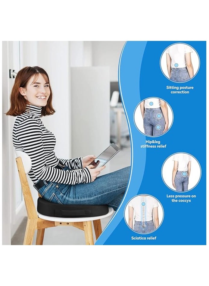 TYCOM Premium Comfort Seat Cushion Non Slip Orthopedic 100% Memory Foam Cushion for Tailbone Pain Cushion for Office Chair Car Seat Back Pain Relief  - Image 5