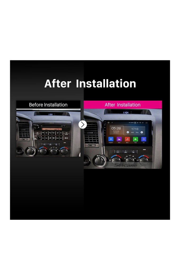 ام ان تي شاشة تويوتا سيكويا من 2008 إلى 2017شاشة من 2008 إلى 2022 هي جزء من نظام المعلومات والترفيه في السيارة يعمل بنظام التشغيل Android ويدعم ميزات مثل Apple CarPlay وAndroid Auto، مما يتيح لك توصيل هاتفك الذكي بسهولة كما أنها توفر دقة عالية تصل إلى 1080 بكسل، مما يجعلها ممتازة لعرض المعلومات والخرائط بوضوح - Image 2