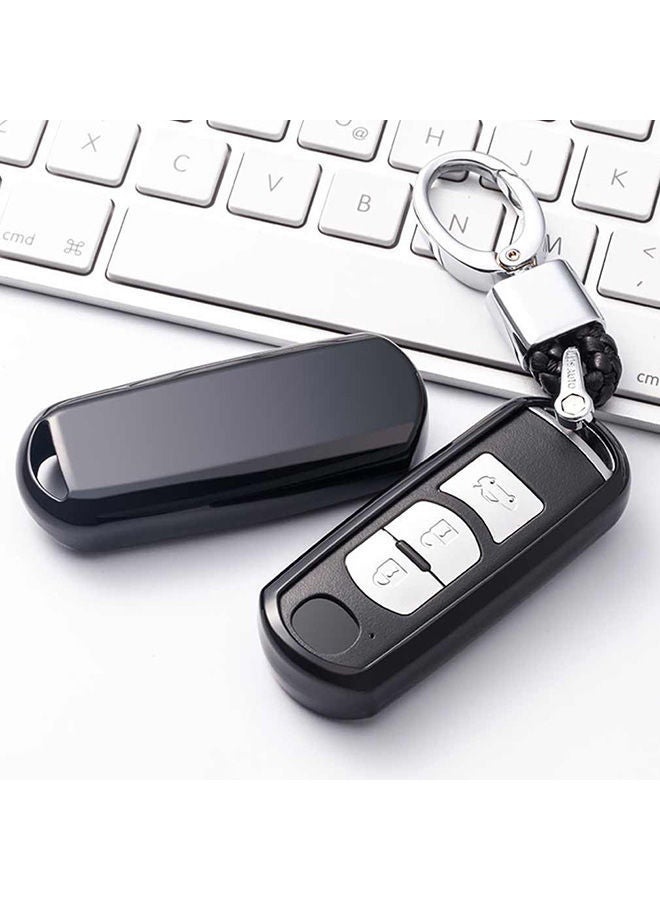 نيبمينينت حافظة لمفاتيح السيارة بغطاء واحد وهي مطليّة كهربائيا مع حلقة مفاتيح - Image 3