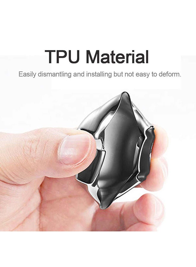 نيبمينينت حافظة لمفاتيح السيارة بغطاء واحد وهي مطليّة كهربائيا مع حلقة مفاتيح - Image 4