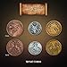 HNCCESG 3 Pcs Fantasy RPG Coins SetDragon 3D Embossed Metal Decision Coins for Tabletop GamesCollectible Gift for Gamers BoyfriendsRolePlaying Accessories - Image 4