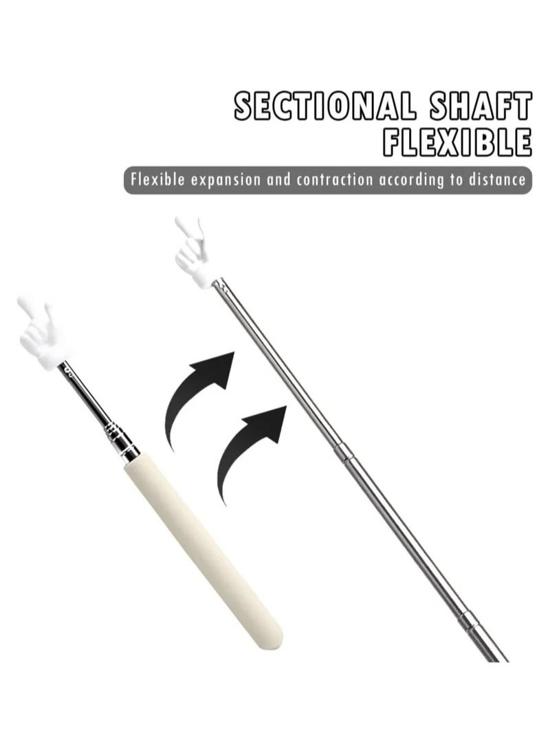 Generic Telescopic Teachers Pointer 3 Pack Extendable Teaching Pointer Stick Retractable Classroom Pointer Mini Hand Pointer Finger Pointer Stick for Classroom Kindergarten Teacher School Supplies  - Image 3