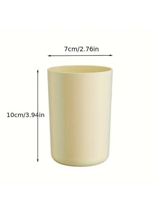 Grey Thickened Plastic Mouthwash Cup Drop Resistant Leak Proof Bathroom Cup For Daily Dental Care - Image 3