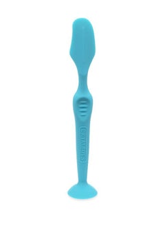 Nuby Dr. Talbots Silicone Diaper Cream Brush with Suction Base, Aqua  - Image 1