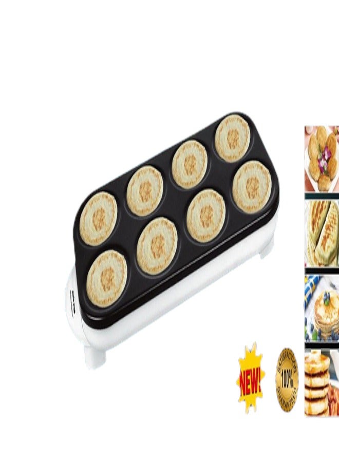 هوم ماستر صانعة الفطائر الكهربائية هوم ماستر HM-160 - سطح غير لاصق مع 8 قوالب كبيرة، سهلة الاستخدام لتحضير فطائر سريعة ولذيذة - Image 3