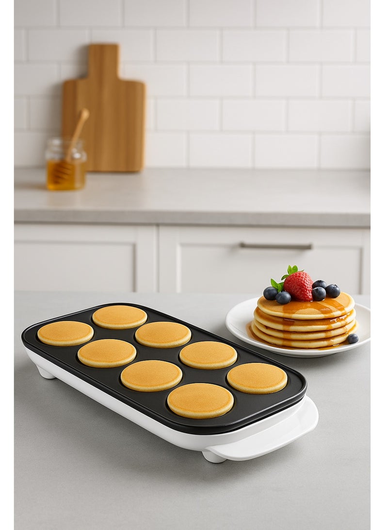 هوم ماستر صانعة الفطائر الكهربائية هوم ماستر HM-160 - سطح غير لاصق مع 8 قوالب كبيرة، سهلة الاستخدام لتحضير فطائر سريعة ولذيذة - Image 4