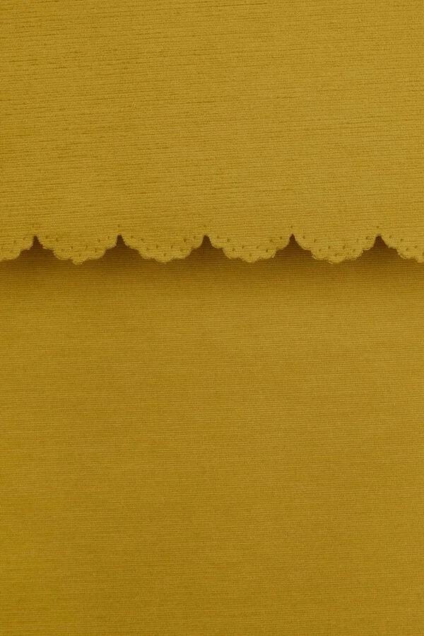 Favora Chenille Sofa Cover - Mustard