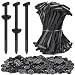 Wykodra 200Pcs Cable Tie Buckle Unbreakable Zip Tie Clips for Car Fender Engine Cover Mudguard Fastener SelfLocking Fixion Tools for Automotive Wiring Electrical Work Cable Organization Screw Fixing - Image 2