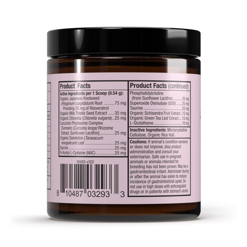 Dr. Mercola Bark & Whiskers Detox Support - Helps Support Healthy Liver & Kidney Function - Herbal Blend with Organic Milk Thistle & Green Tea - 1.8 oz - Image 2