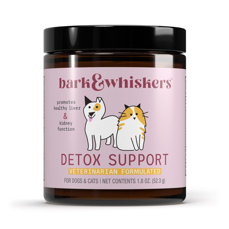Dr. Mercola Bark & Whiskers Detox Support - Helps Support Healthy Liver & Kidney Function - Herbal Blend with Organic Milk Thistle & Green Tea - 1.8 oz - Image 1