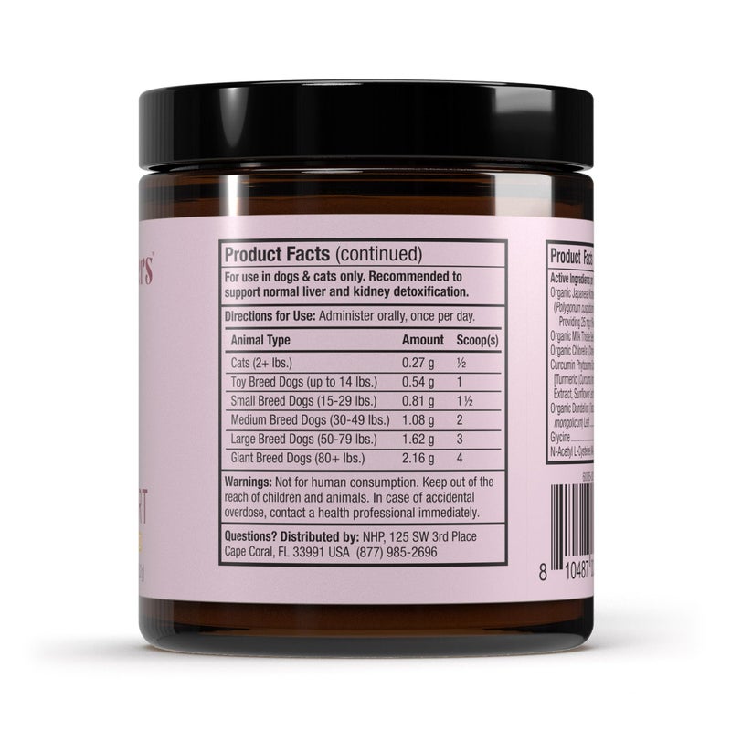 Dr. Mercola Bark & Whiskers Detox Support - Helps Support Healthy Liver & Kidney Function - Herbal Blend with Organic Milk Thistle & Green Tea - 1.8 oz - Image 3
