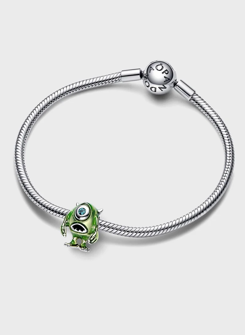 PANDORA Signature Two Two-Tone Logo & Pavé Chain Bracelet