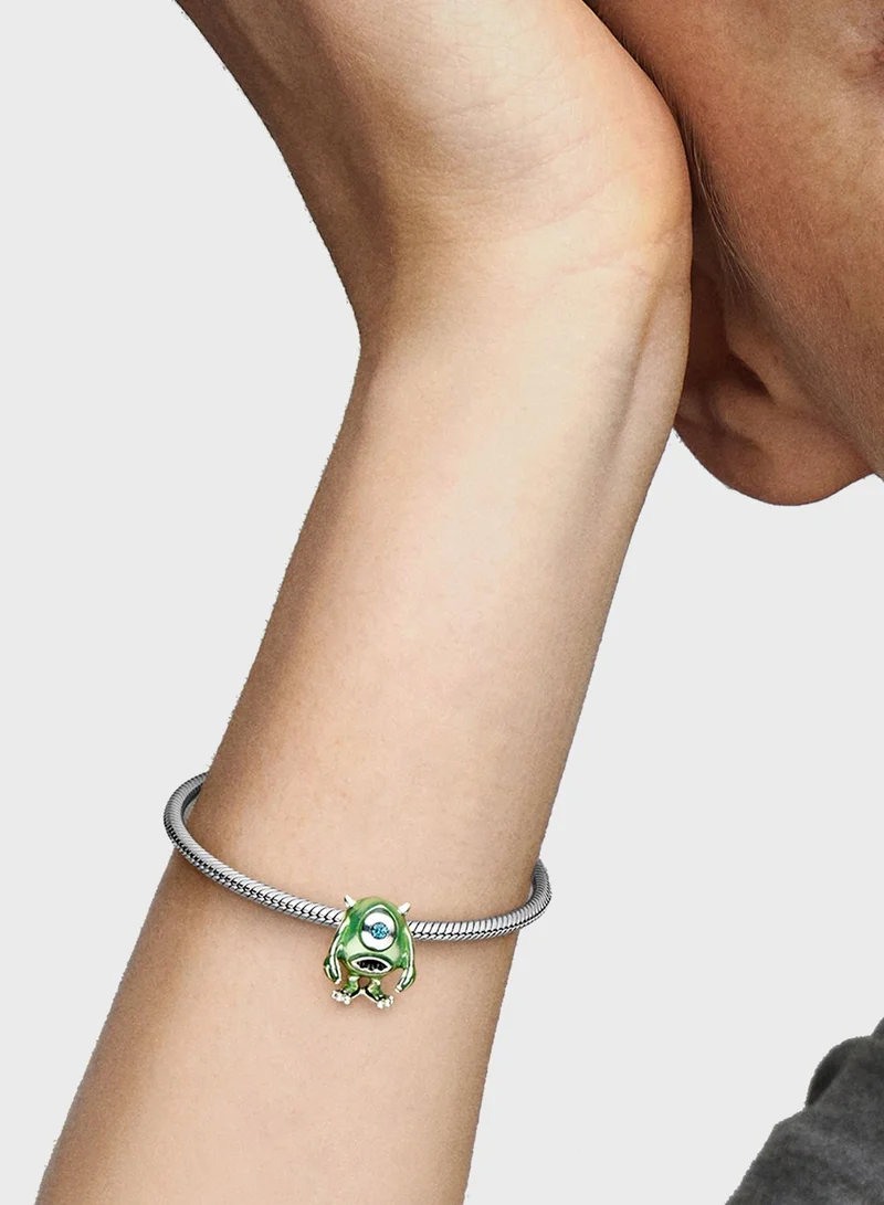 PANDORA Signature Two Two-Tone Logo & Pavé Chain Bracelet