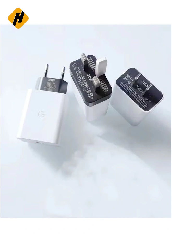 HuHa 30W PD Fast Charger with USB-C – UK Plug for Rapid Charging - Image 3