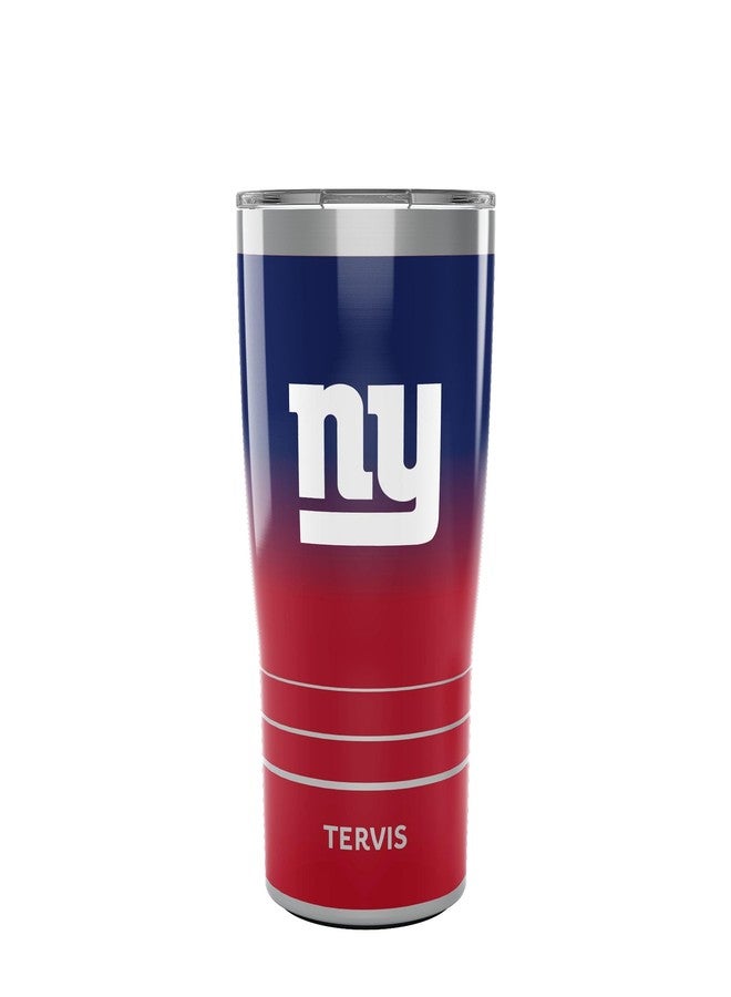 Tervis Traveler NFL New York Giants - Ombre Triple Insulated Tumbler Travel Cup Keeps Drinks Cold & Hot, 20oz, Stainless Steel - Image 1