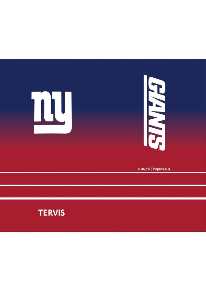 Tervis Traveler NFL New York Giants - Ombre Triple Insulated Tumbler Travel Cup Keeps Drinks Cold & Hot, 20oz, Stainless Steel - Image 2