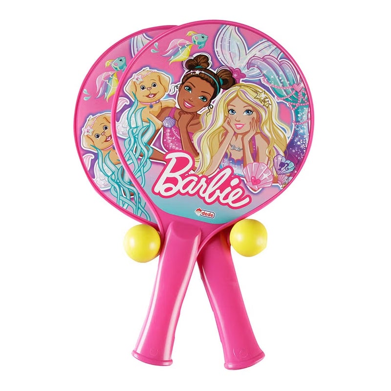 Dede - Barbie Racket Set with 2 Balls - 01983 - Image 1
