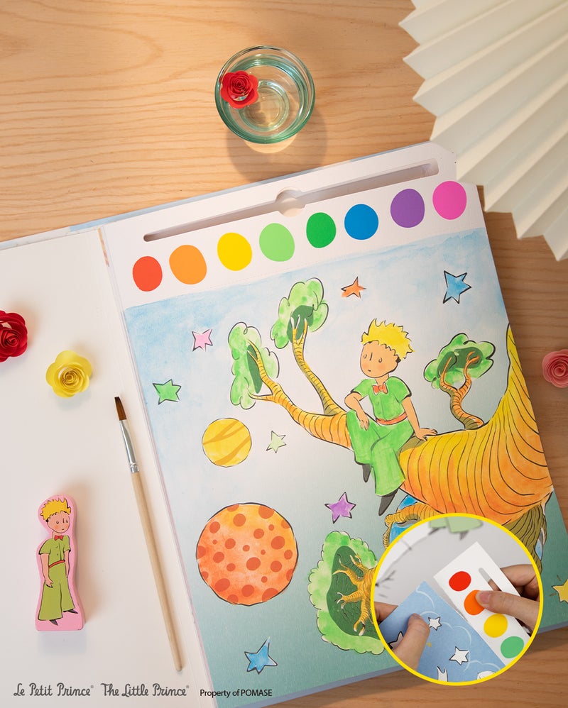 Avenir - The Little Prince Watercolour Painting Set – Kids Arts & Crafts Kit | Creative Family Activity for Relaxation, Story-Inspired Art, and Quality Time Together - Image 3