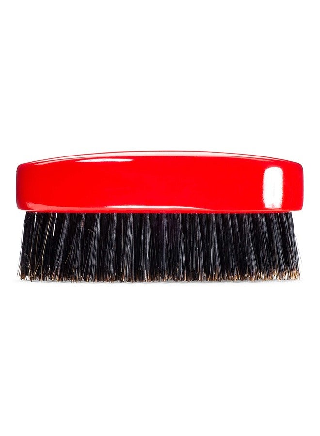 TORINO PRO WAVE BRUSHES BY BRUSH KING Torino Pro Wave Brush - Medium Hard Oval Palm/Military Bristle Brush - 360 Waves - Red - Image 5