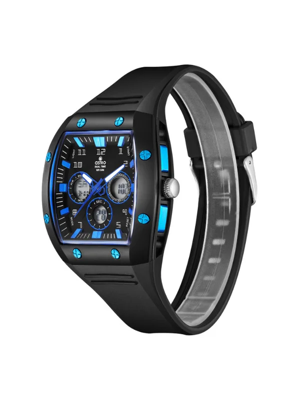 أسترو Astro A24806-PPBBN Kids Analog-Digital Display Watch & Polyurethane Strap Black