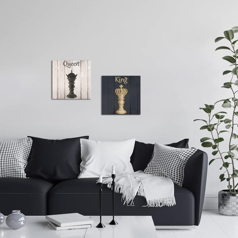 BPA Canvas King and Queen Chess Piece Sign Poster - Image 5