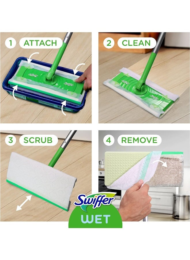 Sweeper Wet Mopping Pad Refills For Floor Mop With Febreze Lavender Vanilla  Comfort Scent 12 Count