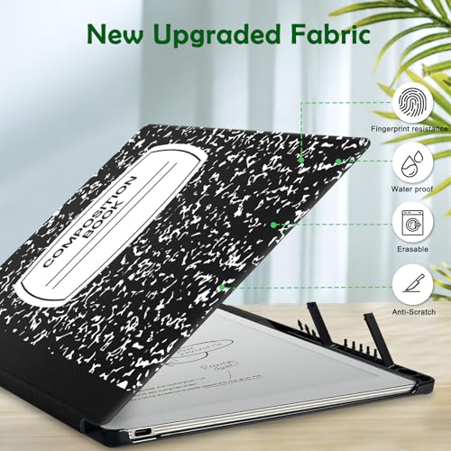 Aippdo Case for Remarkable Paper Pro Tablet 11.8" (Released in 2024), Hard Back Shell Protective Book Folio Cover with Built-in Pen Holder, with Auto Sleep/Wake Function. - Image 3