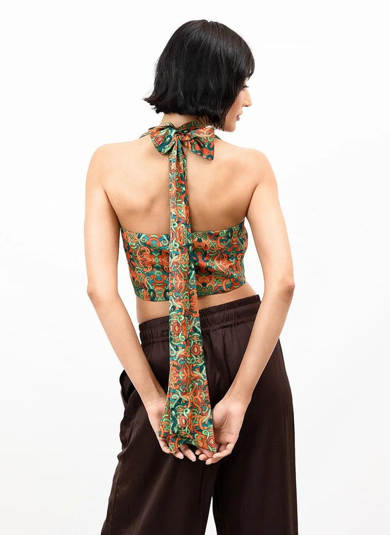 جانارا جونز Snakes Satin Texas Vest