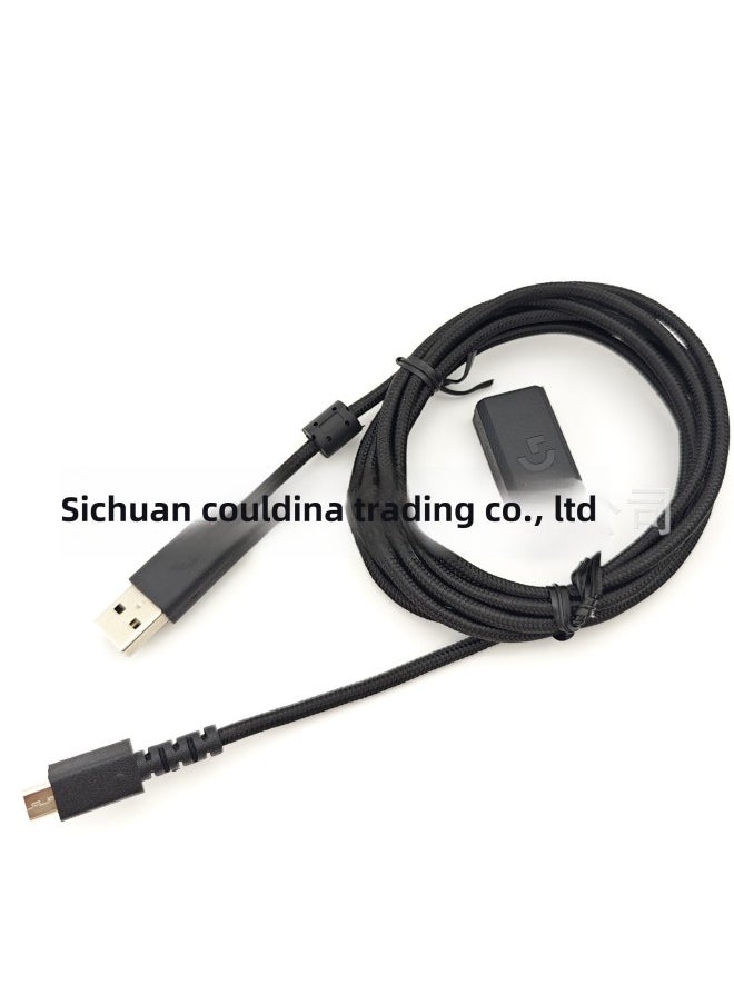 Generic - Original G102 G502hero G703 G903 GPW1 GPROX Wireless Mouse Braided Rubber Data Cable-Color:G502 Wireless Mouse-Line Length:Rubber Line - Image 1