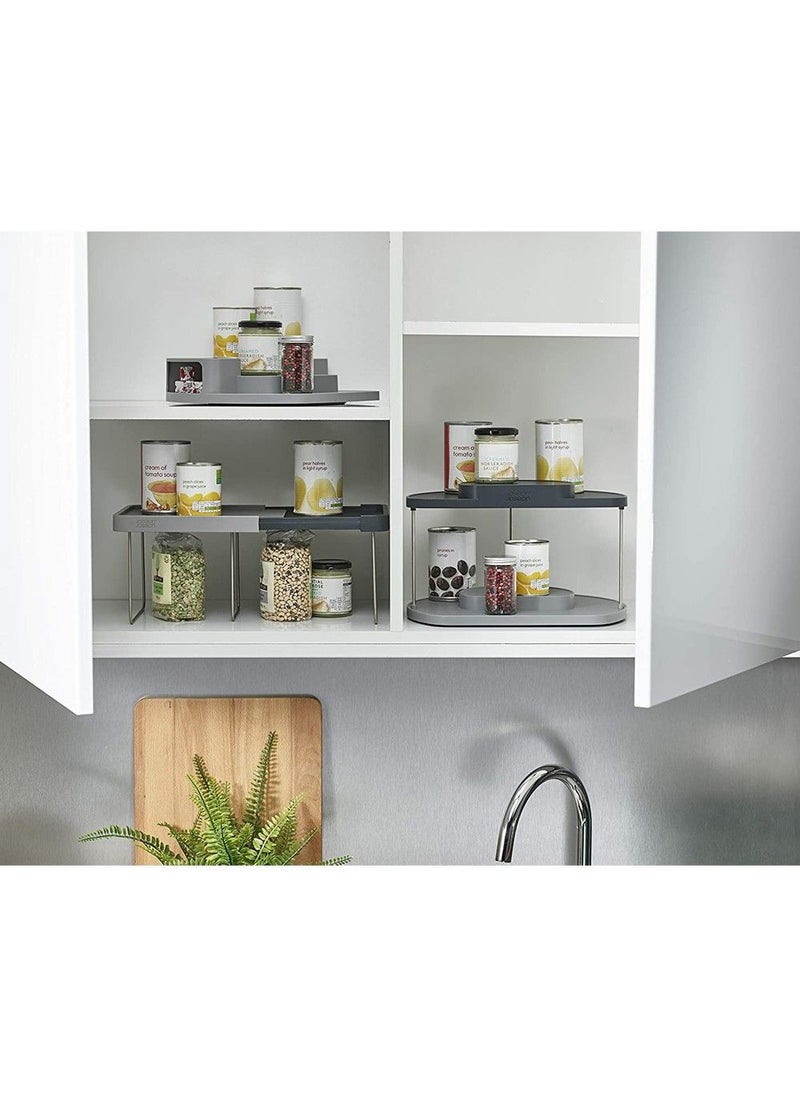 Joseph Joseph - Joseph Joseph CupboardStore 2 Tier Rotating Cabinet Organizer - Image 1