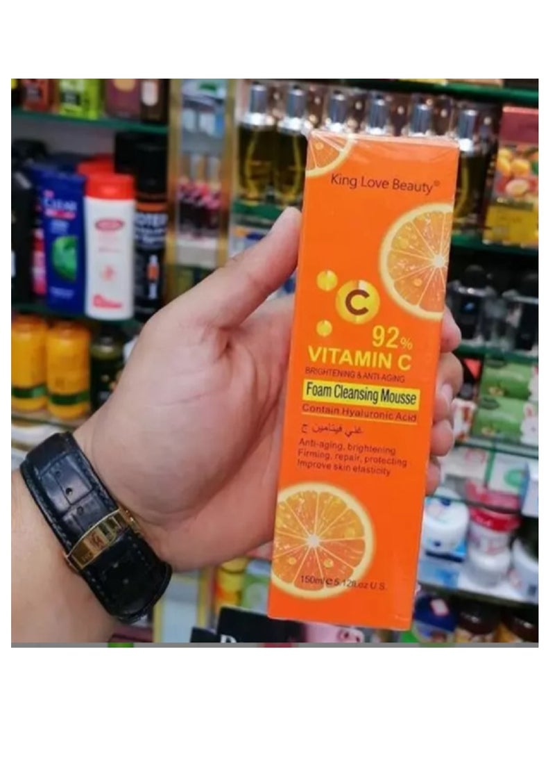 King Love Beauty Vitamin C Foam Cleansing Mousse 150ml