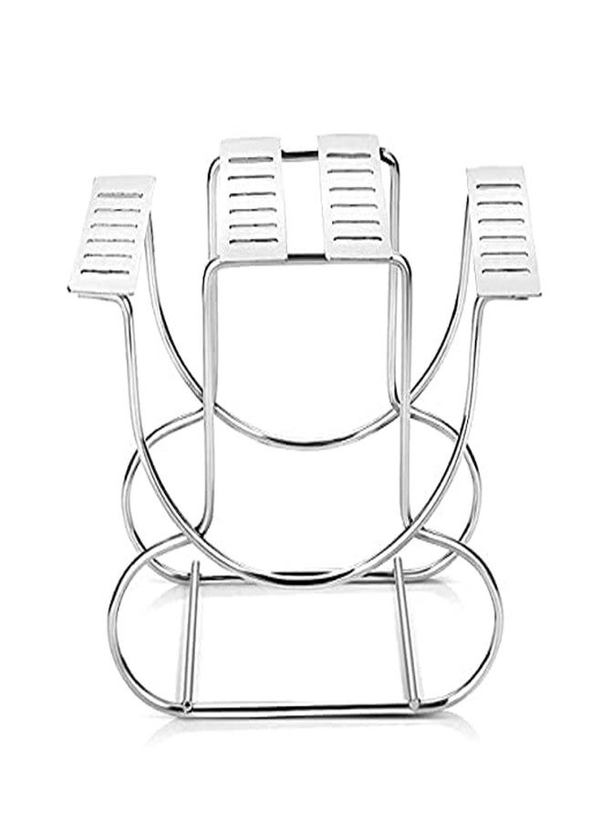 LMR3 Only Stand No Spoon Stainless Steel Spoon Holder/Rack/Stand for Kitchen and Dinning Table (Multi Design) L 23 x W 10 x H 17 CM - Image 1