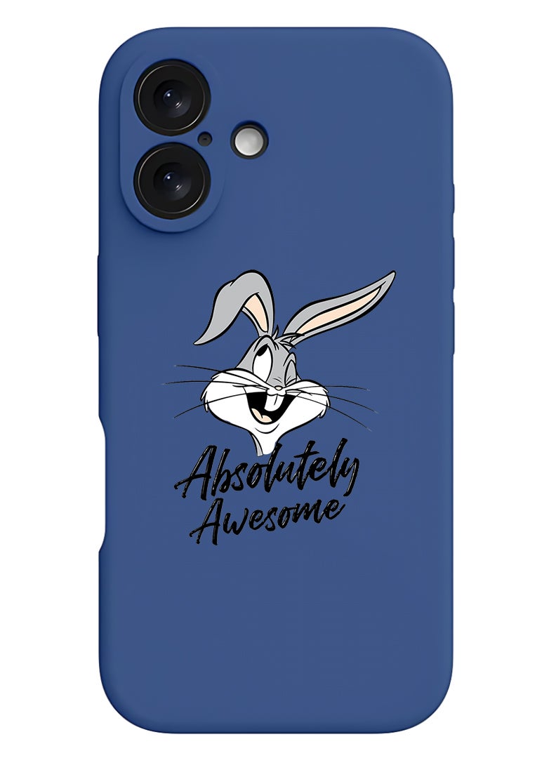 Theodor Protective Slim Fit Case Liquid Silicone Cover with Full Body Protection Anti-Scratch Shockproof Case For Apple iPhone 17 (Blue) Absolutely Awesome - Image 1