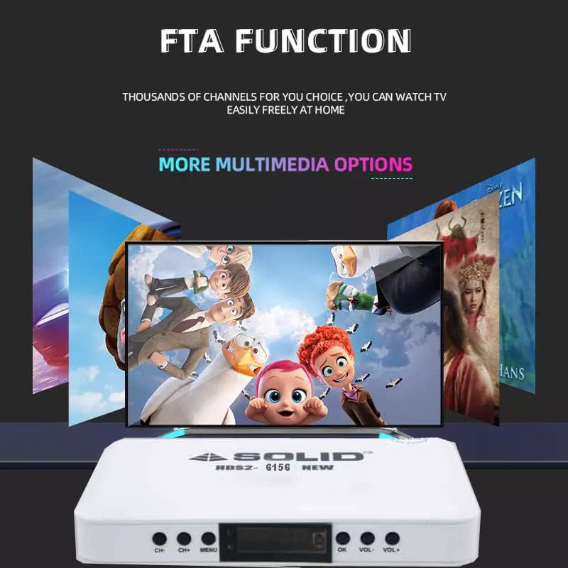Tech-Lobby Presents Solid 6363 New Updtaed 2024 H.265 HEVC Support Solid HDS2X-6363 DLX DVB-S2X H.265 HD FTA Set-Top Box - Image 3