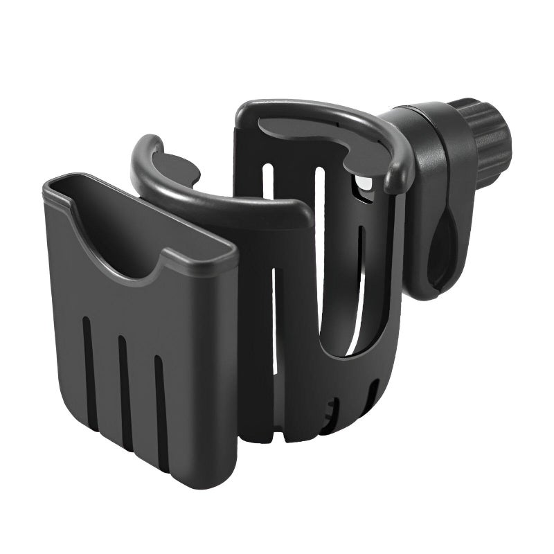 Universal Drink and Phone Holder - Innovative, Easy-to-Install Accessory for Strollers, Wheelchairs, and Trolleys, Ensures Drinks and Devices are Safe and Close at Hand (1PCS) - Image 1