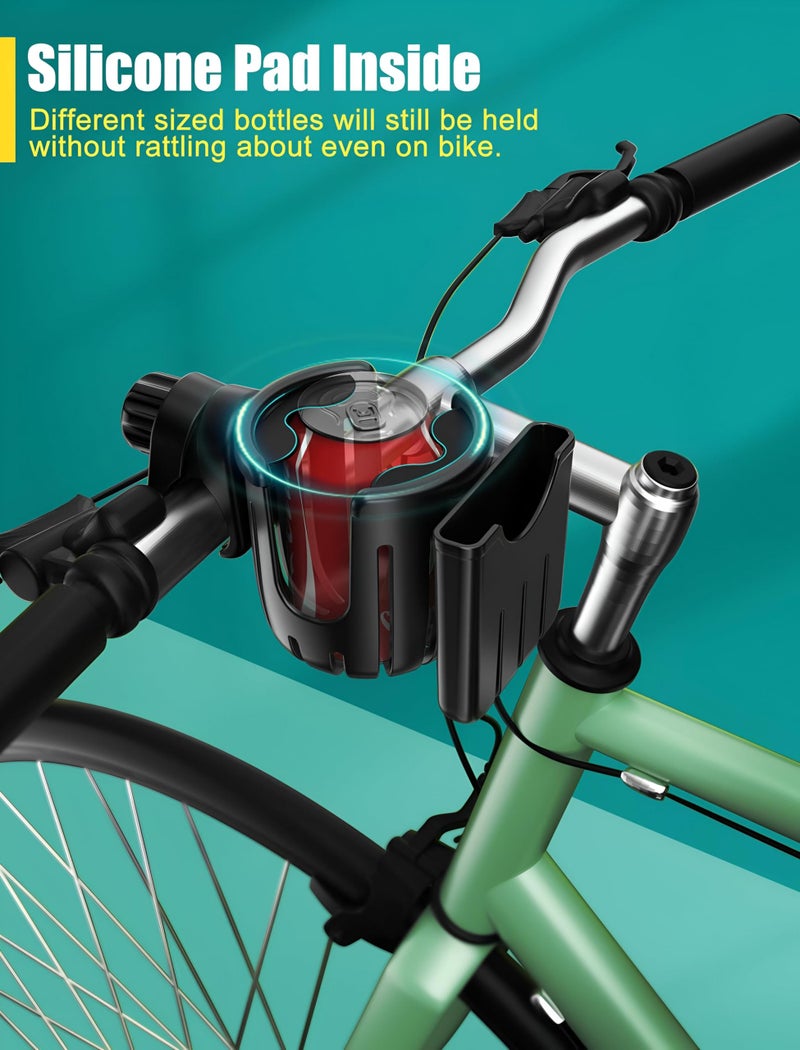 Universal Drink and Phone Holder - Innovative, Easy-to-Install Accessory for Strollers, Wheelchairs, and Trolleys, Ensures Drinks and Devices are Safe and Close at Hand (1PCS) - Image 3