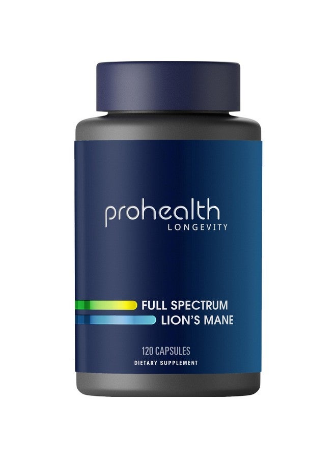 ProHealth Full Spectrum Lion's Mane | Triple Lab Tested | 120 Capsules - Image 1
