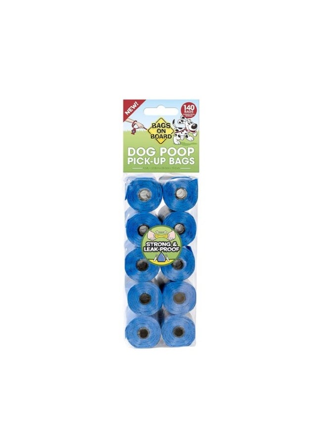 BAGS ON BOARD Bags on Board Refill Bags – Blue – 140 bags (10×14) 