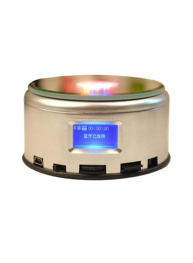 Subwoofer Bluetooth Audio MP4 Music Box Lamp Holder Led Colorful Luminous Base Crystal Crafts Rotating-Purity:Standard + Distribution Memory Card-Dimensions:85 - Image 4