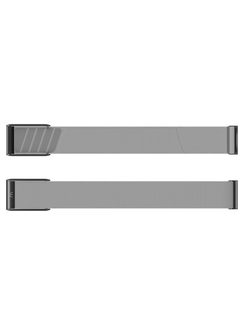 WHOOP CoreKnit Wristband – Compatible with One and Peak – Comfortable, Versatile, Performance Knit Fitness Accessory for 24/7 Activity, Sleep, Recovery Tracker Ash Grey - Image 1