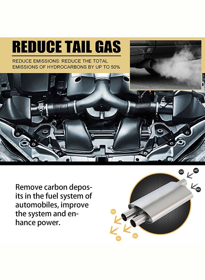 RAYHONG High-efficiency automotive three-way catalytic converter cleaner, deeply removes carbon deposits in exhaust gases, restores engine power, improves fuel economy, no disassembly required 30ml - Image 5