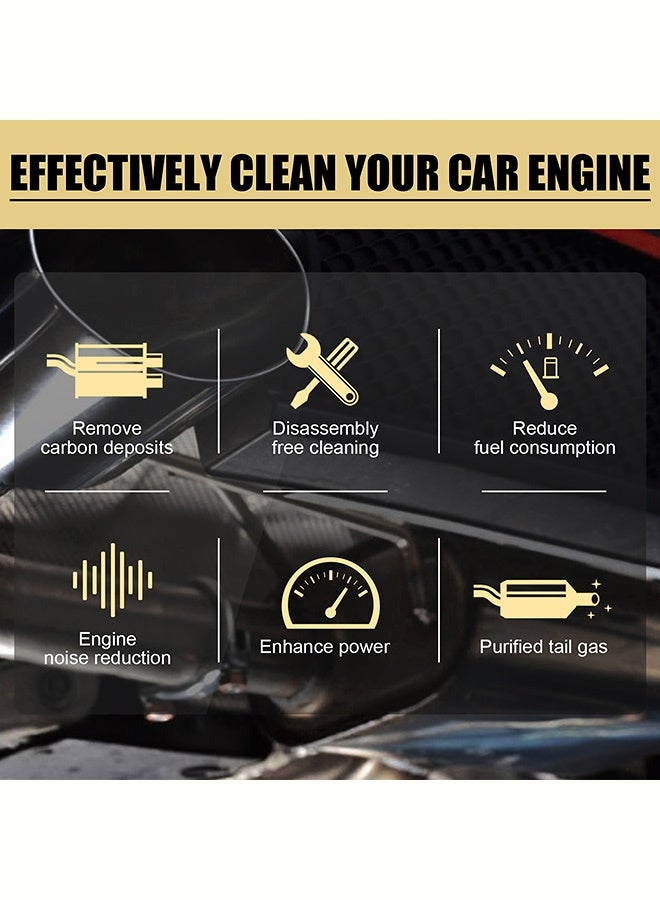 RAYHONG High-efficiency automotive three-way catalytic converter cleaner, deeply removes carbon deposits in exhaust gases, restores engine power, improves fuel economy, no disassembly required 30ml - Image 4