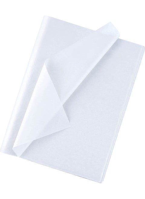 Tissue Paper 50 Sheets WHITE Size: 50 * 70 cm wrapping DIY tissues 17 gram use for T Shirt,Dress,Abayas Wrapping. (Red, 50 * 70cm)