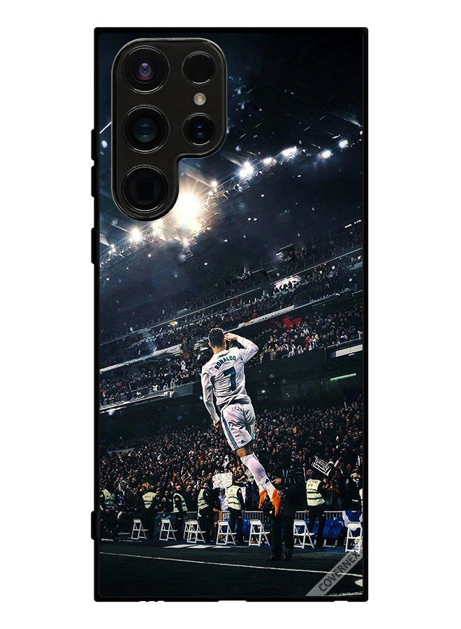 Covernex Protective Case Cover For Samsung Galaxy S23 Ultra Ronaldo Flying - Image 1