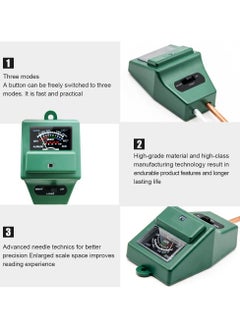 KASTWAVE 3-in-1 Soil pH Meter MS02, Moisture/Light/pH Tester for Gardening, Ideal for Garden, Lawn, Farm, Indoor & Outdoor Plant Care Tool Kits  - Image 3