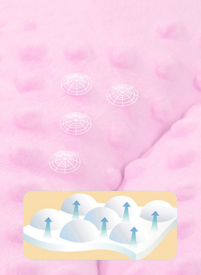 الدليبن وسادة عربة أطفال، وسادة مقعد شبكية قابلة للتهوية، وسادة مقعد أمان للأطفال، سجادة عربة أطفال عالمية ناعمة وجيدة التهوية لحديثي الولادة، وسادة قابلة لإعادة الاستخدام وقابلة للغسل، تناسب عربات الأطفال، مقعد السيارة، كرسي الأطفال المرتفع، متوفرة من جانبين، ملحقات عربة الأطفال (وردي) - Image 3